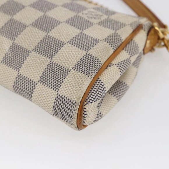 LOUIS VUITTON Damier Azur Eva Shoulder Bag 2way N55214 LV Auth 146116 - Picture 5 of 16